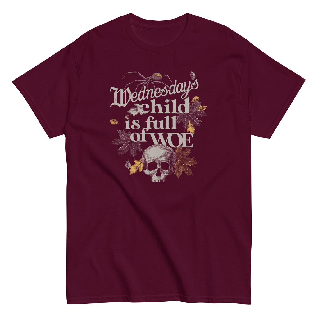 Wednesday's Child Is Full Of Woe Men's Classic Tee