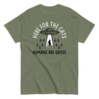 Here For The Cats. Humans Are Gross Men's Classic Tee