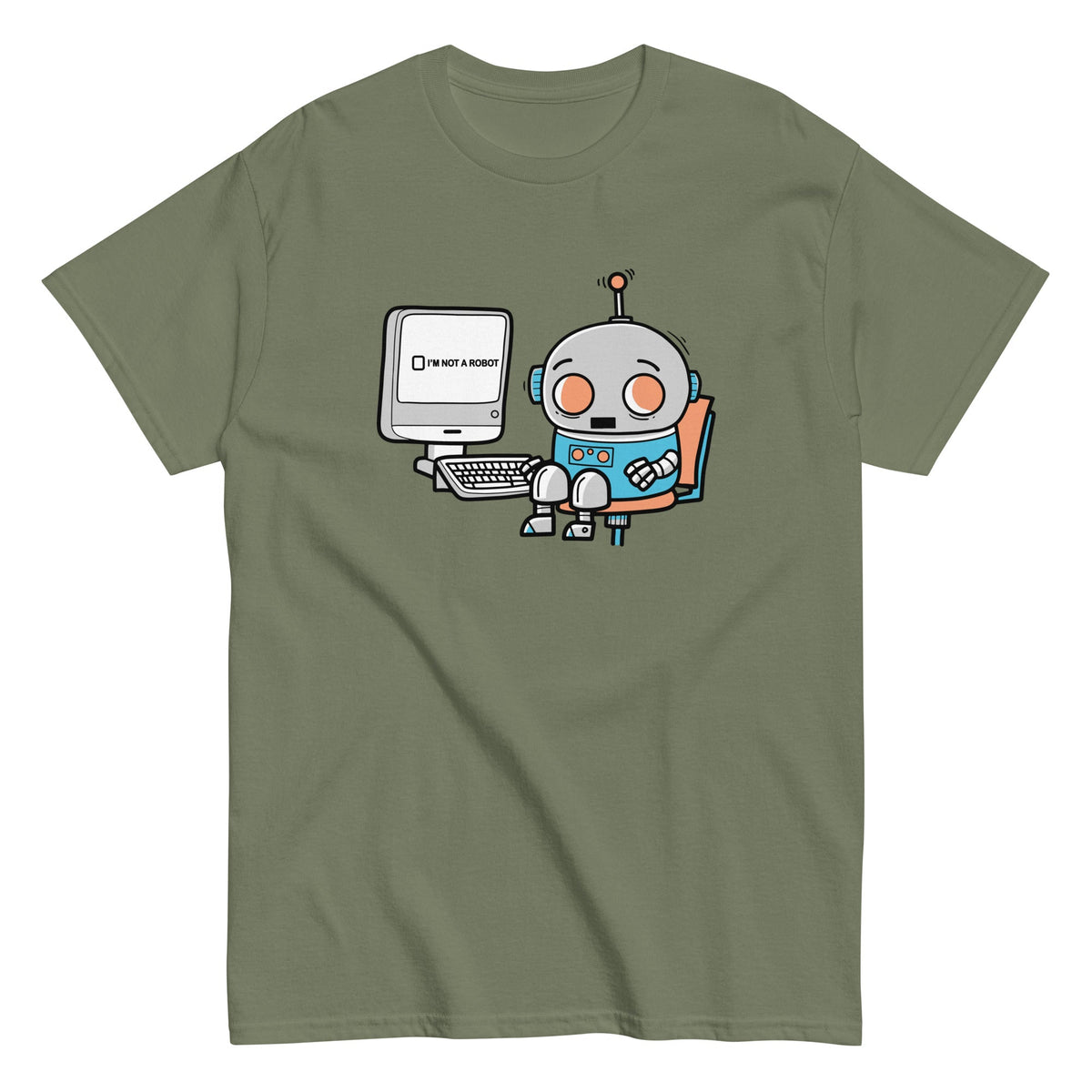 Robot Captcha Men's Classic Tee