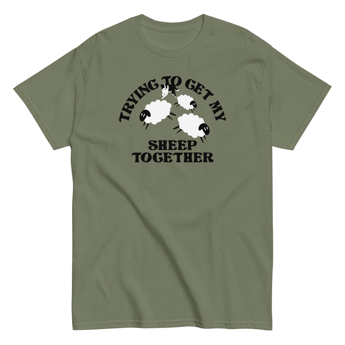 Trying To Get My Sheep Together Men's Classic Tee