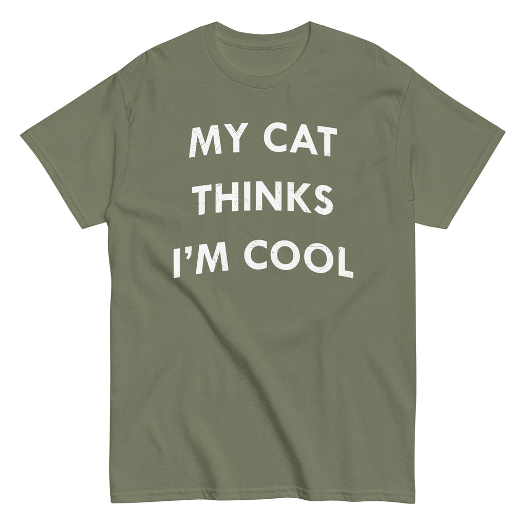 My Cat Thinks I'm Cool Men's Classic Tee
