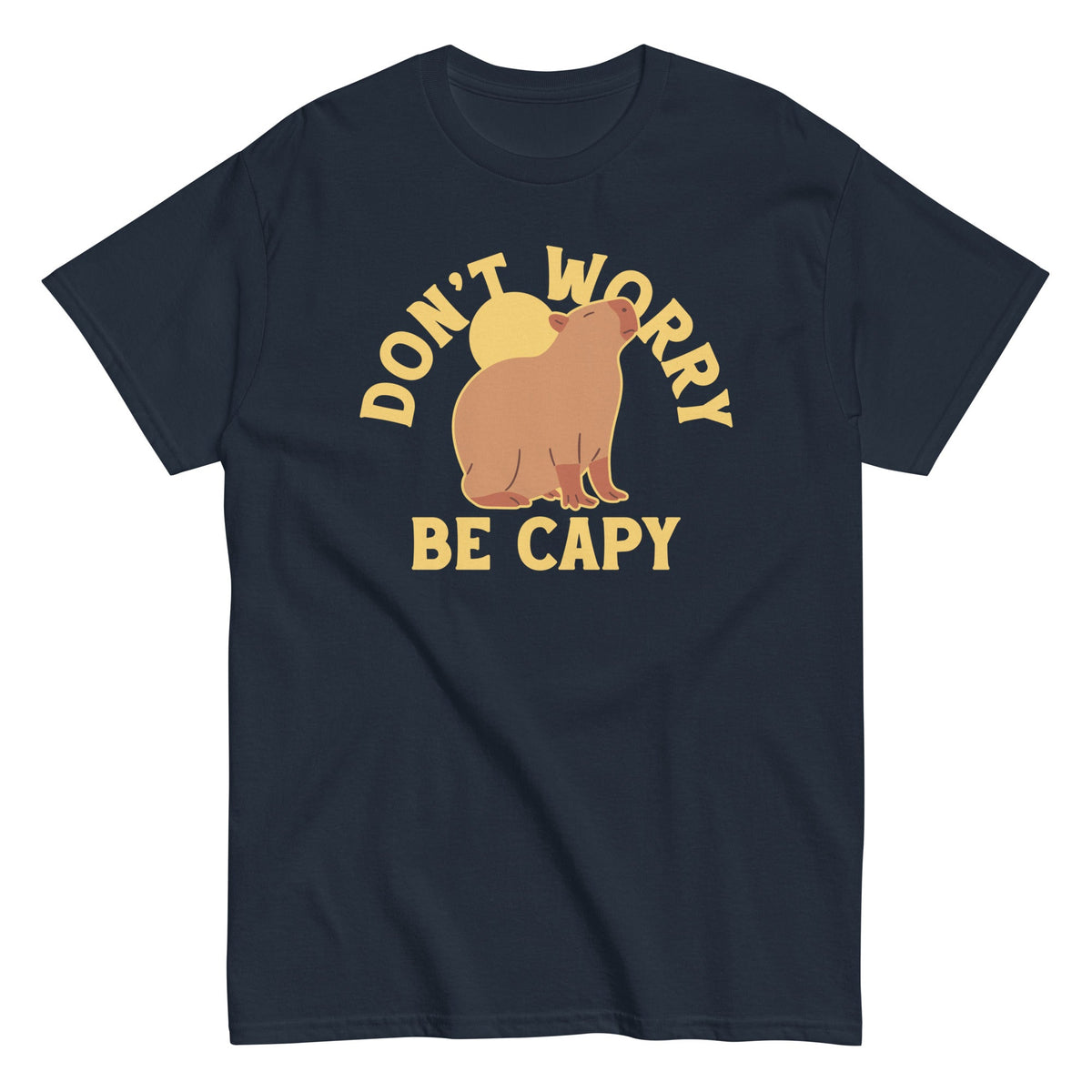 Don't Worry Be Capy Men's Classic Tee