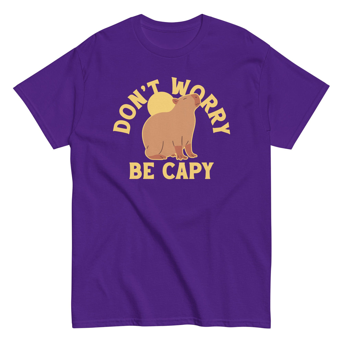 Don't Worry Be Capy Men's Classic Tee