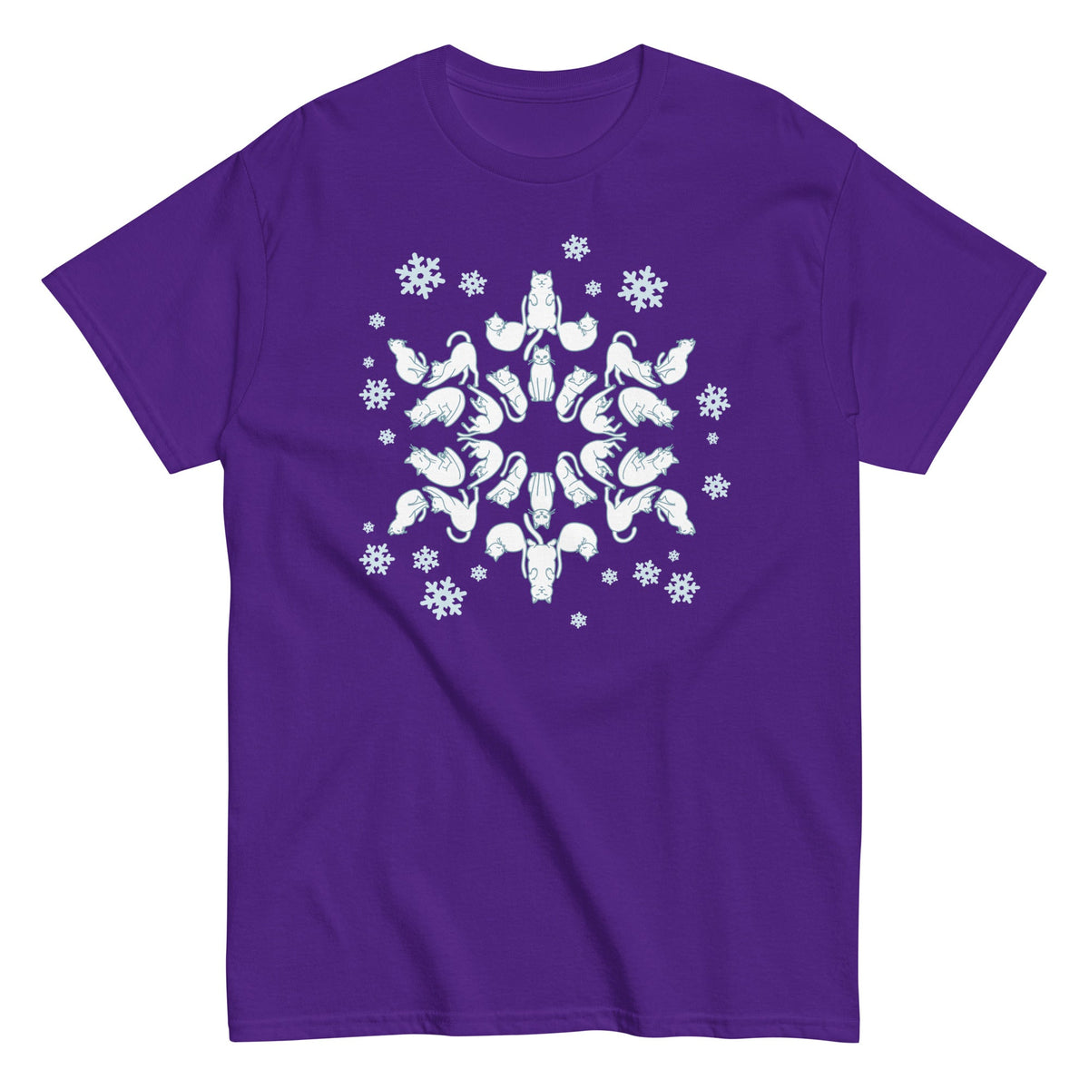 Cat Snowflake Men's Classic Tee