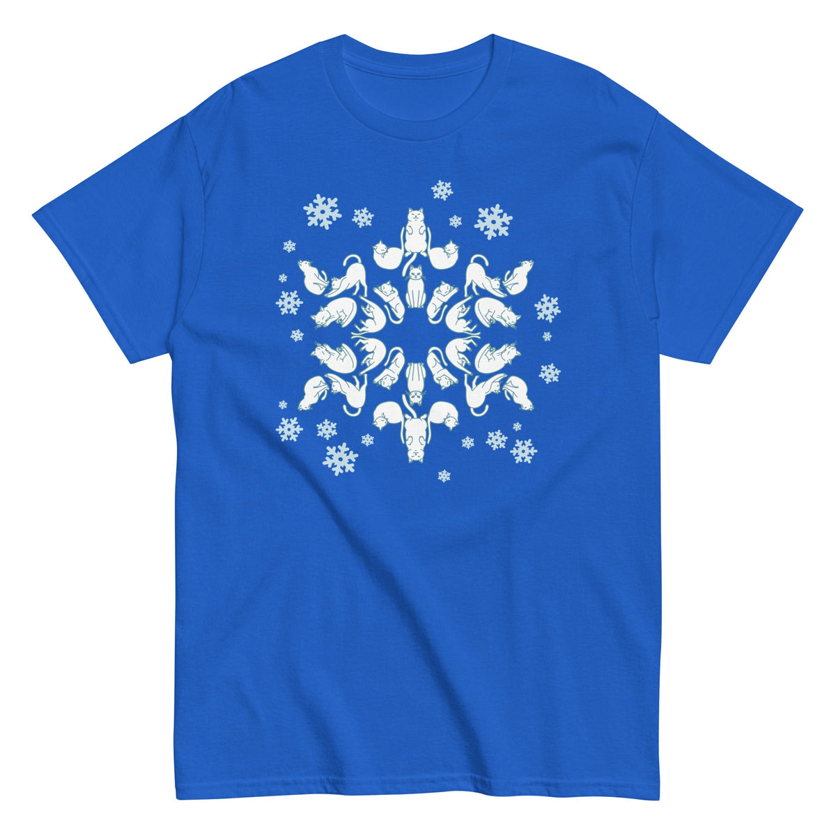 Cat Snowflake Men's Classic Tee