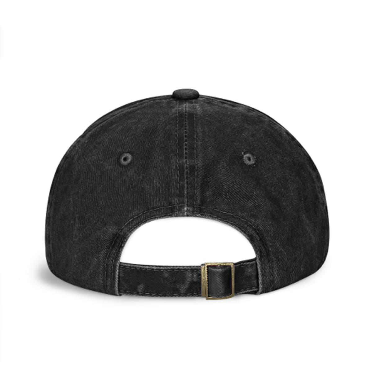 Nirvana Smiley Face Washed Baseball Cap; yellow smiling face graphic associated with Nirvana